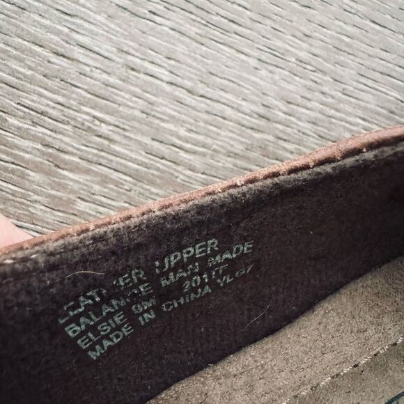 Earth Origins Elsie Brown Leather Stitched Sole Slip-On Shoes 9 - Picture 9 of 10